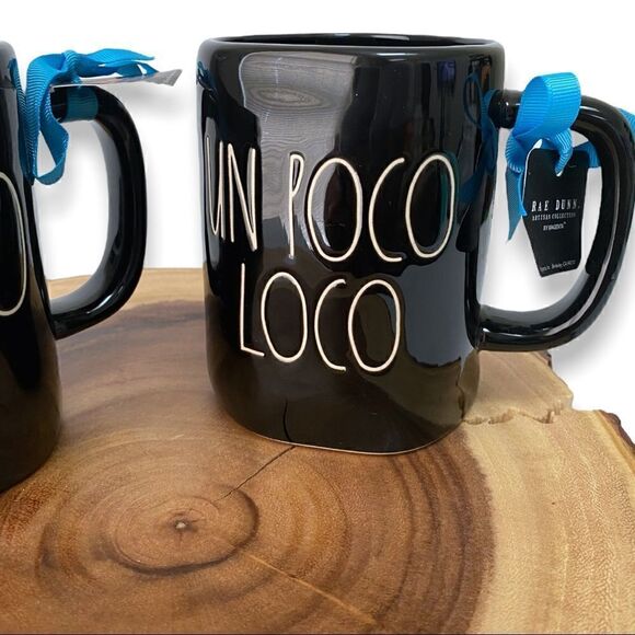 Rae Dunn Disney Pixar Coco LL Double Sided Black Mug Day Dead Lot Of 2 NWT - Picture 8 of 10